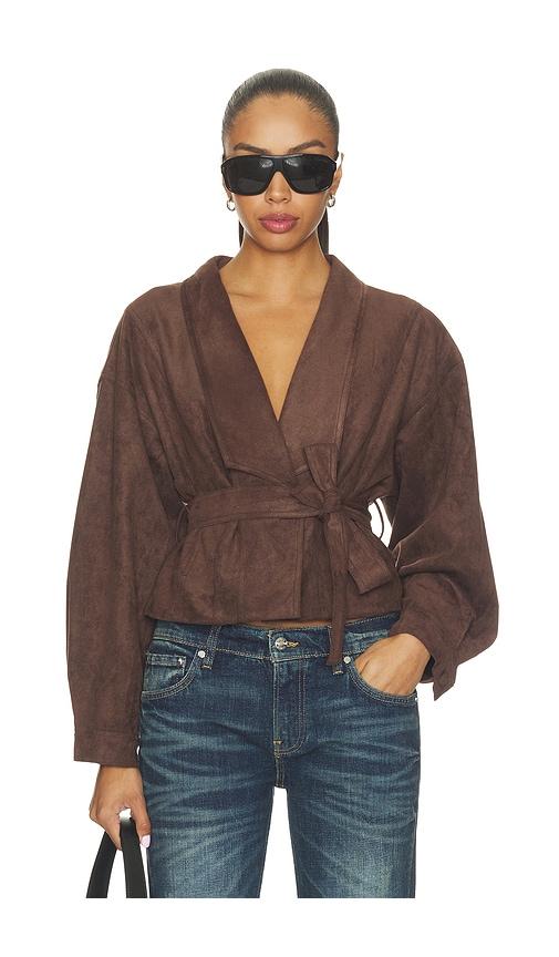 lioness ritz jacket in brown. - size m (also in xl)