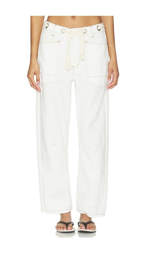 lioness rush hour jeans in white. - size l (also in xxl, xxs)