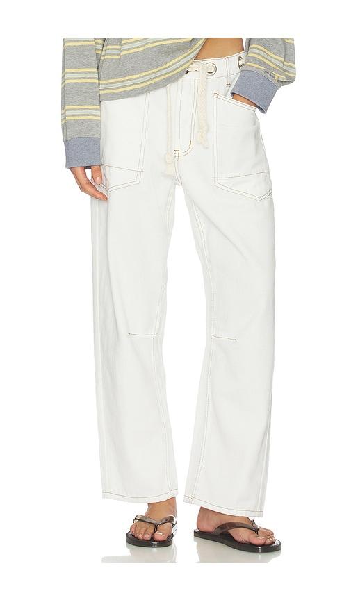 lioness rush hour jeans in white. - size m (also in s)