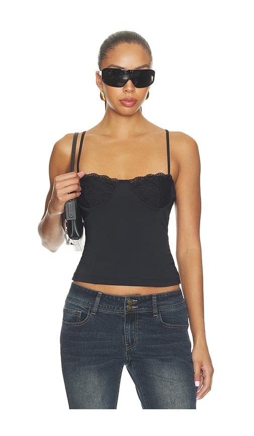 lioness saint cami in black. - size l (also in m, s)