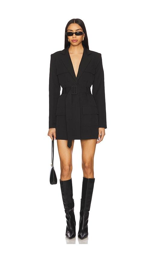 lioness steinway mini dress in black. - size l (also in xxs, xs, s, m)