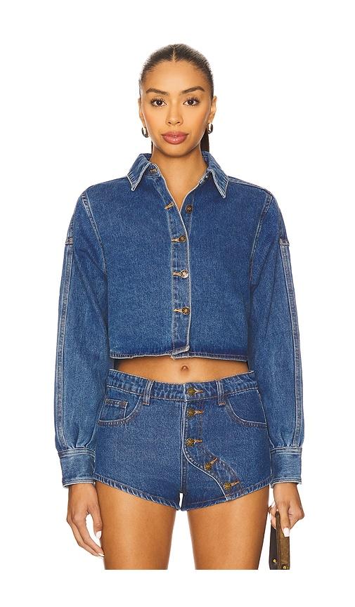 lioness sundrenched shirt in blue. - size l (also in s, xxs, xs, m, xl)