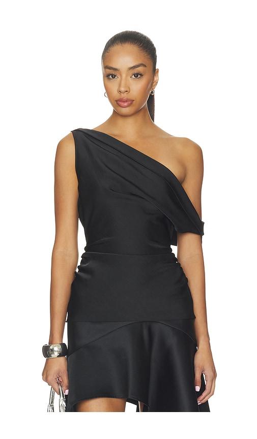lioness sweetheart top in black. - size m (also in s)