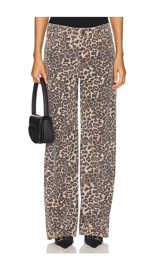 lioness top model jean in brown. - size l (also in xxl)