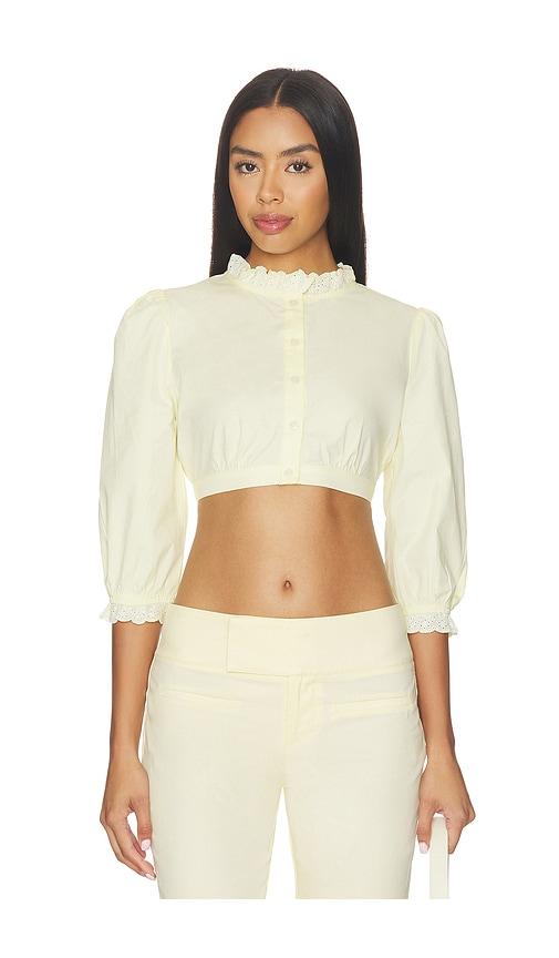 lioness totti top in yellow. - size l (also in xs, m)