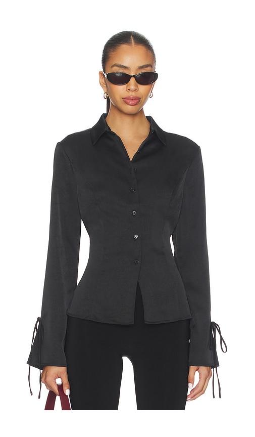 lioness west end girl top in black. - size l (also in s, xxs, xs, m)