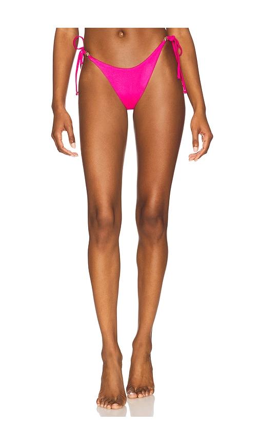 lioness x revolve playa bikini bottom in pink. - size l (also in m)