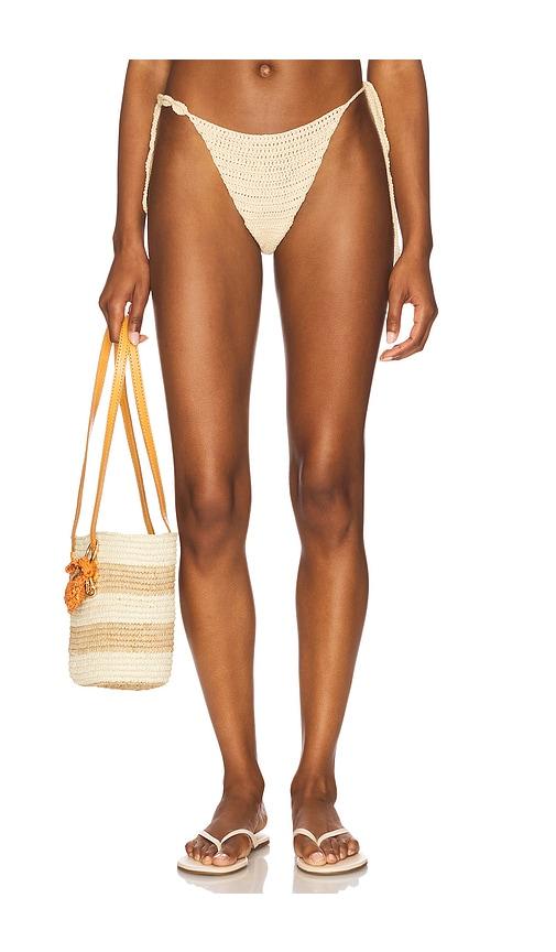 lioness x revolve samba bikini bottom in beige. - size l (also in s, xl)