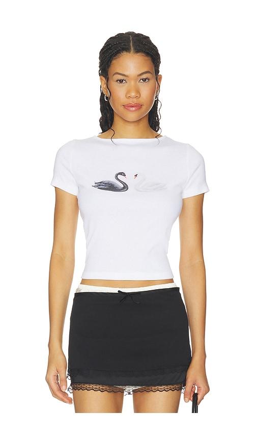 lisa says gah alex tee in white. - size s (also in xs, xl)