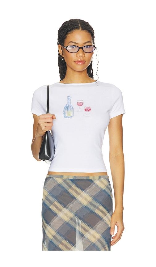 lisa says gah alex tee in white. - size s (also in xs)