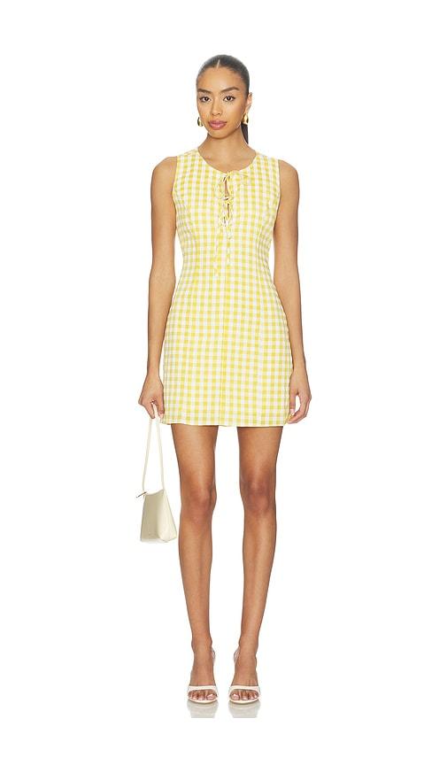 lisa says gah helen dress in yellow. - size l (also in m, s, xl, xs, xxl)