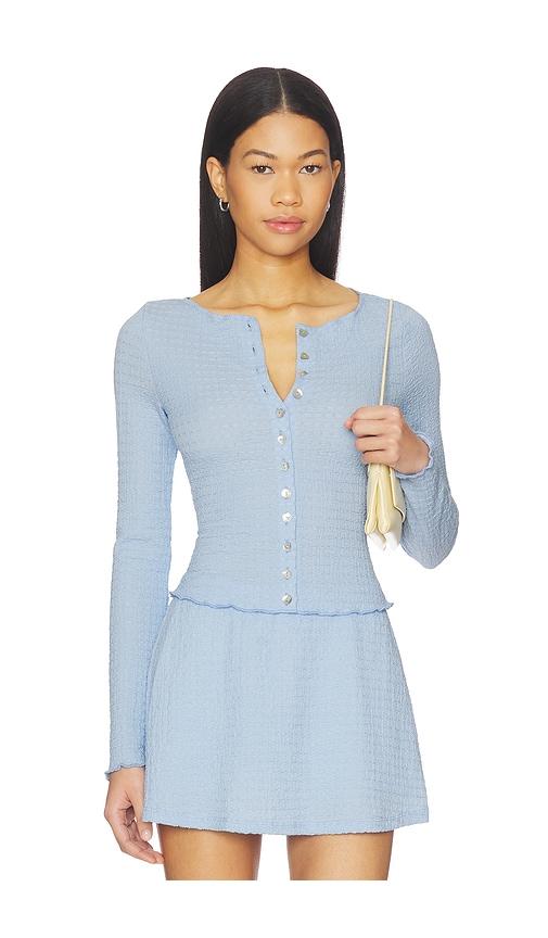lisa says gah summer top in baby blue. - size l (also in xs, s, m, xl, xxxl)