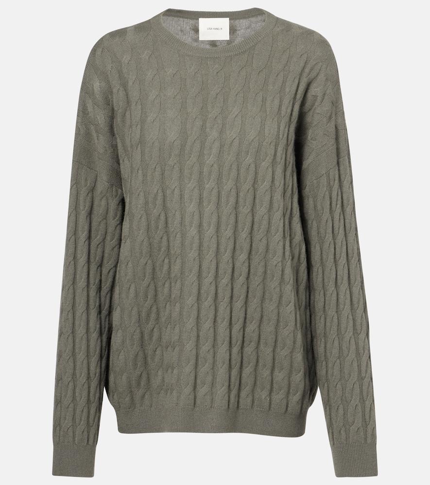 lisa yang cable-knit cashmere sweater