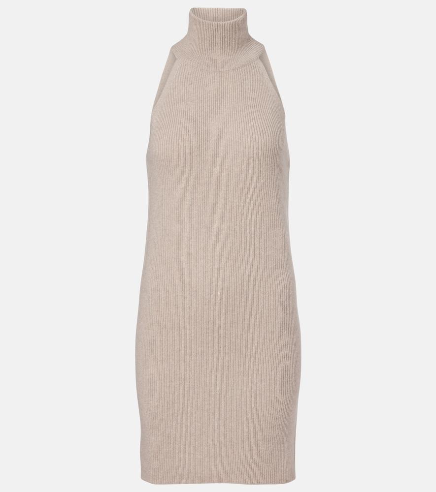 lisa yang carmen cashmere minidress