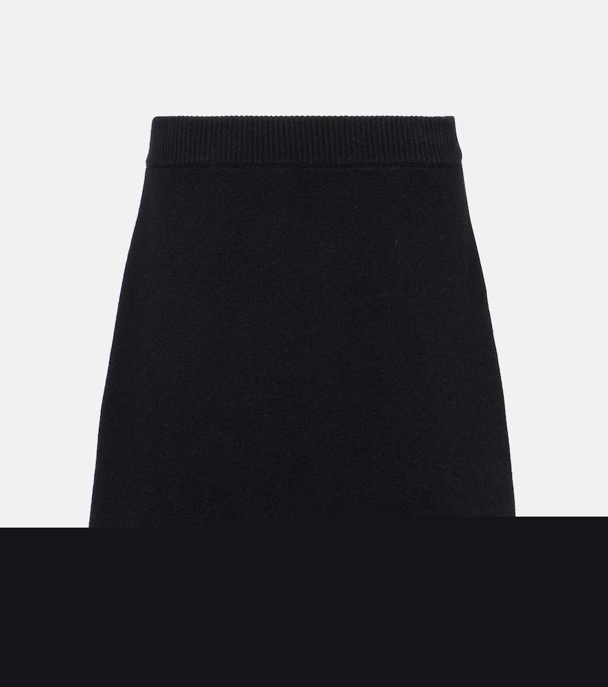 lisa yang clare high-rise cashmere miniskirt