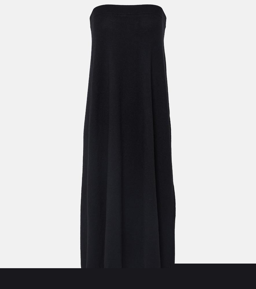 lisa yang dolly strapless cashmere midi dress