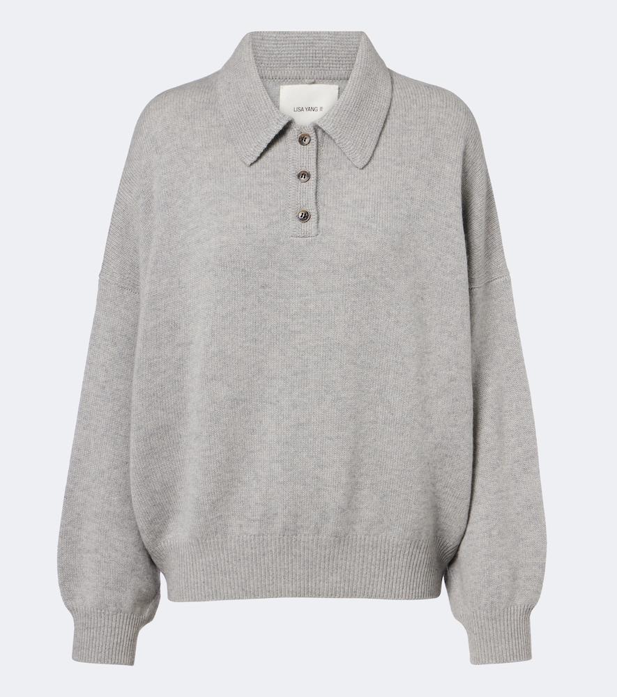 lisa yang etta cashmere polo sweater