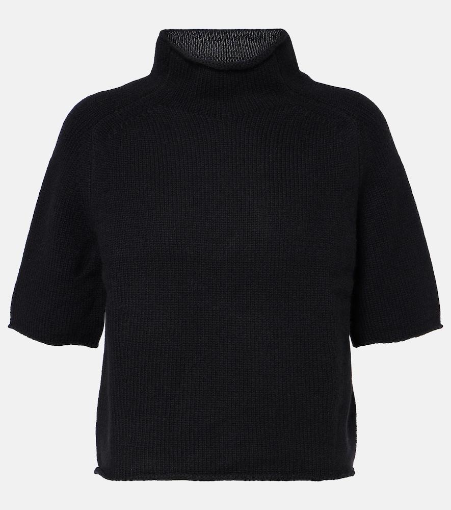 lisa yang fride ribbed-knit cashmere top