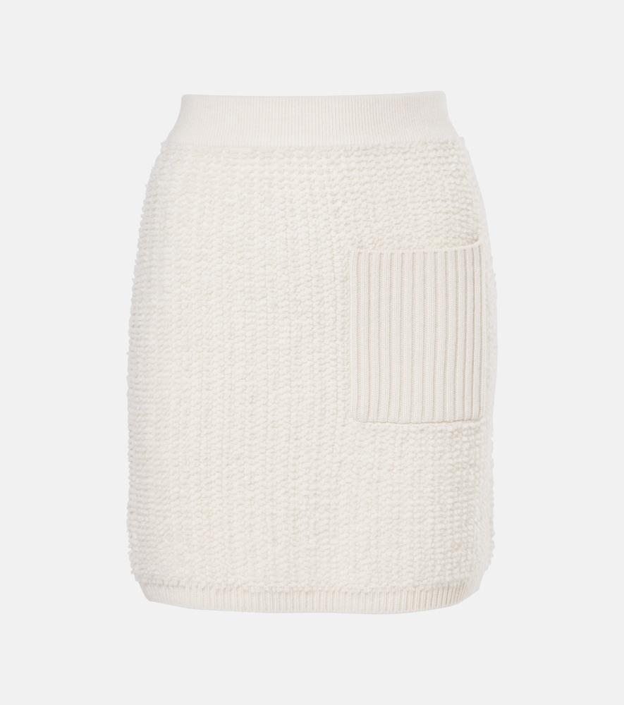 lisa yang imogen knitted cashmere miniskirt
