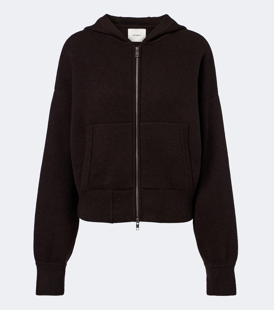 lisa yang lilia cashmere zipped cardigan