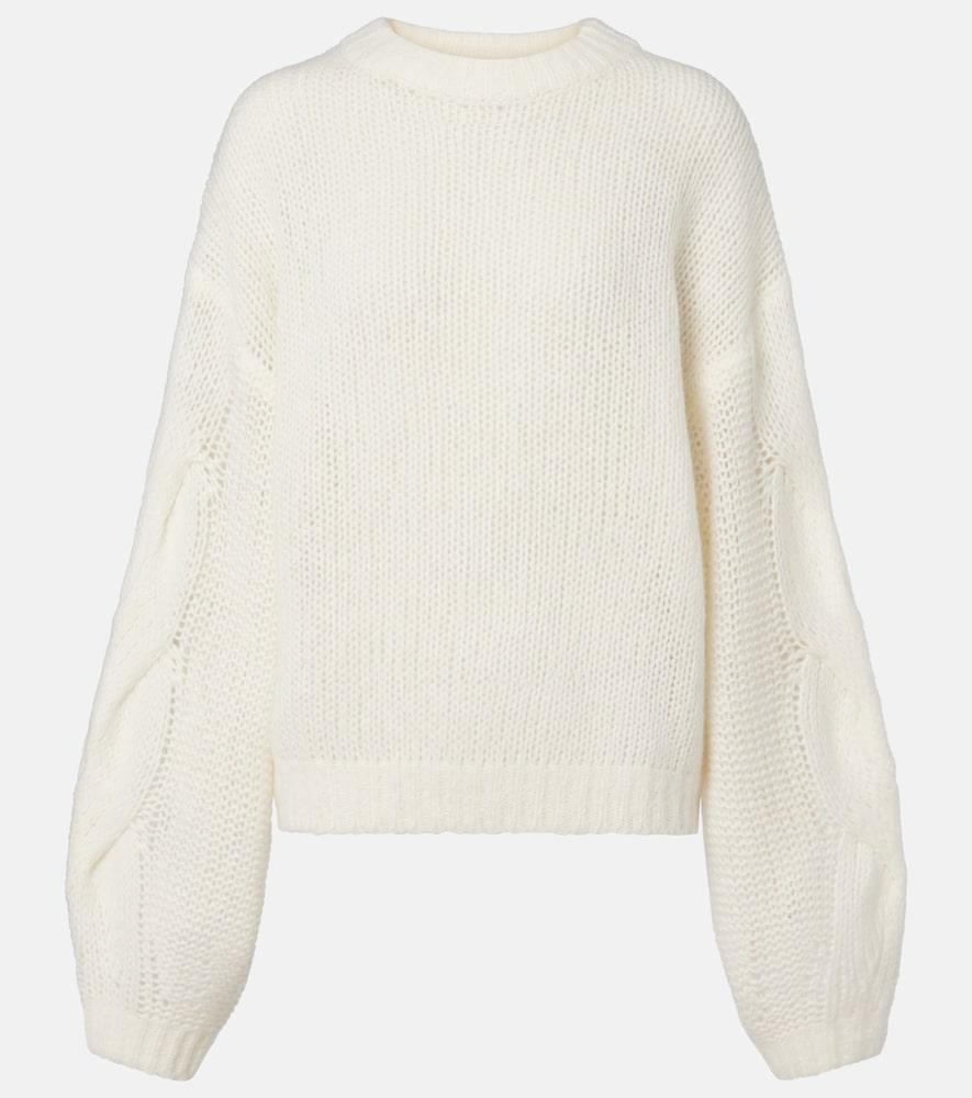 lisa yang runi open-knit cashmere and silk sweater