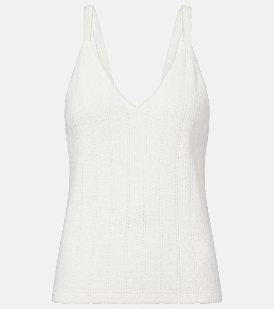 lisa yang suni cotton and cashmere tank top