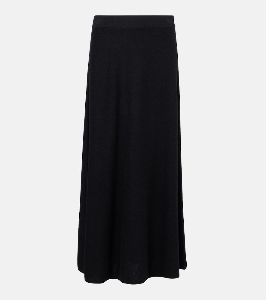 lisa yang torie high-rise cashmere maxi skirt