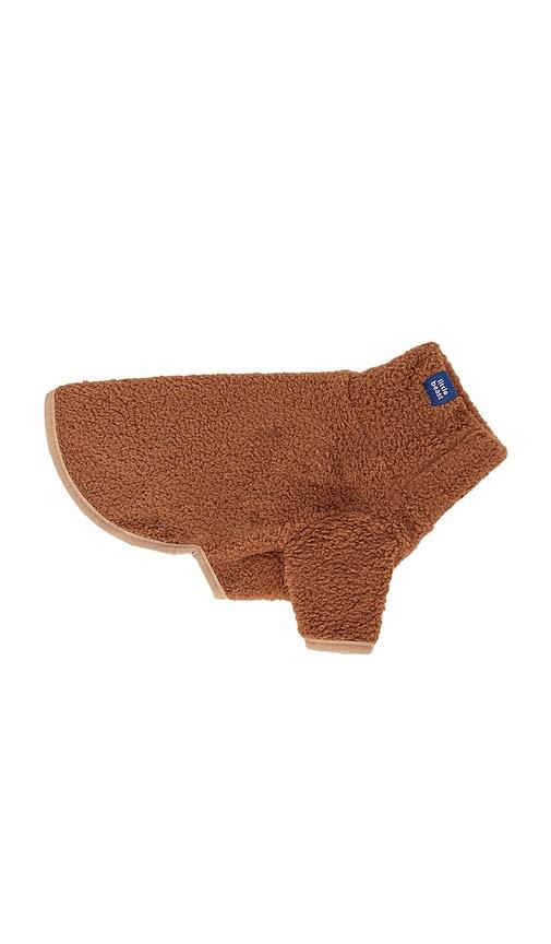 little beast fleece shirt in brown. - size s (also in )