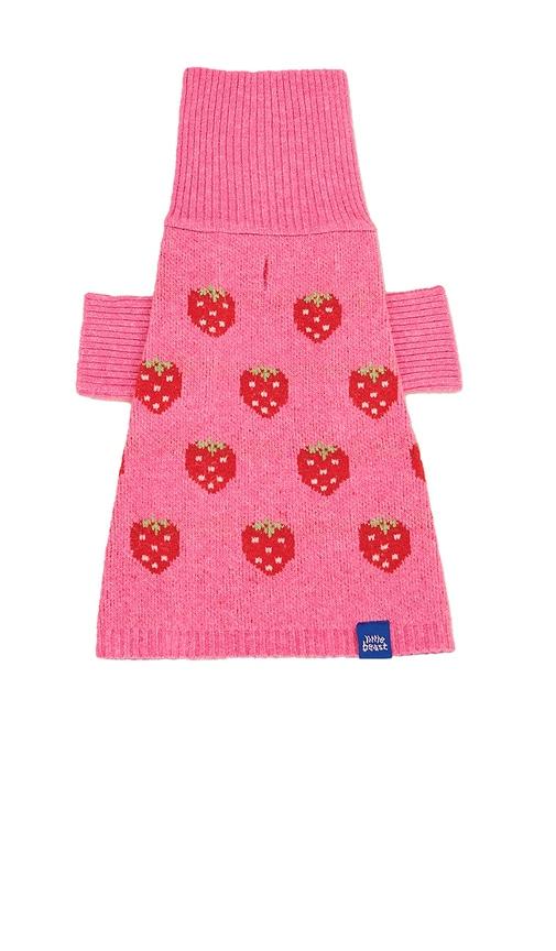 little beast strawberry sweater in pink. - size s (also in )