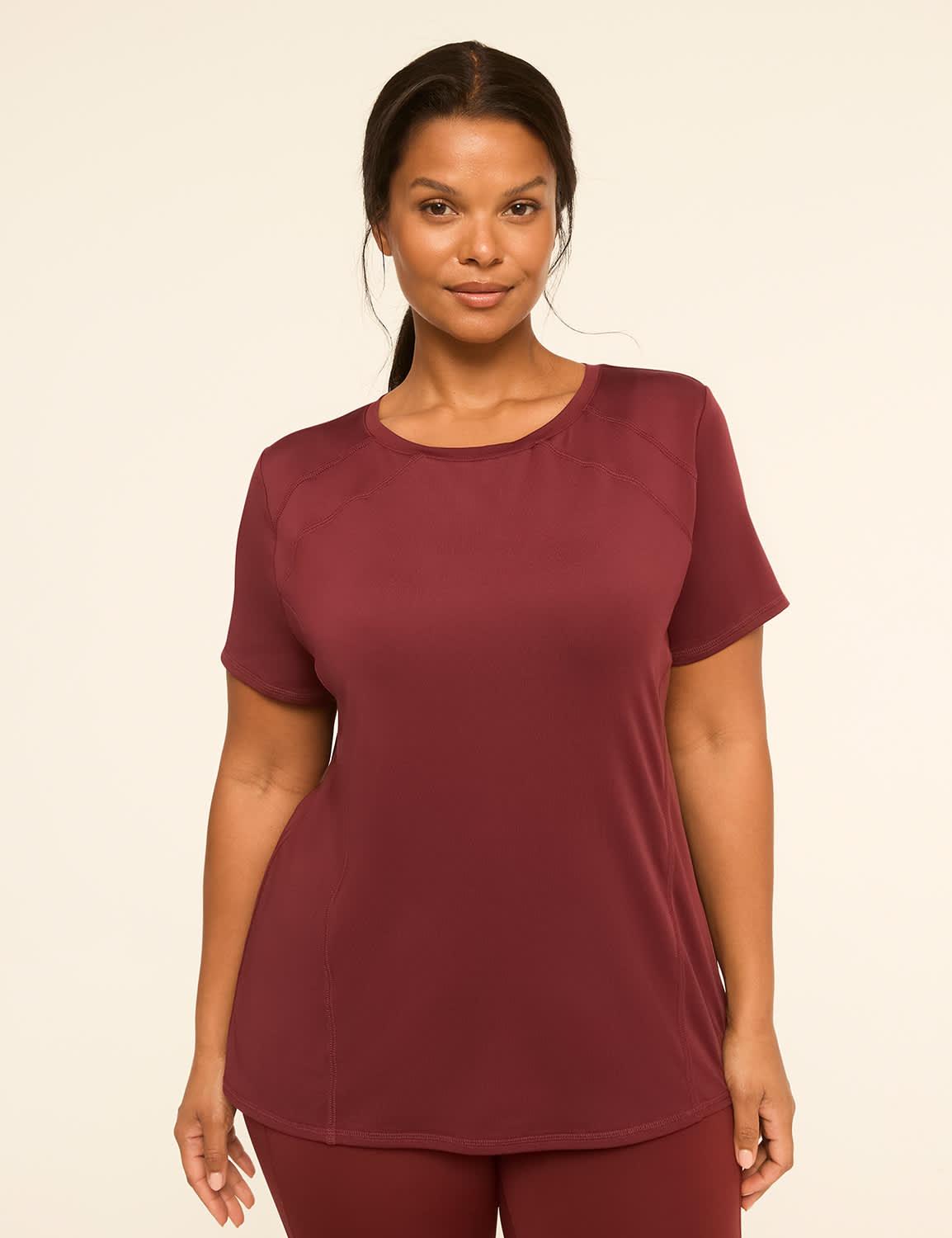 livi go-getter wicking crew-neck performance tee