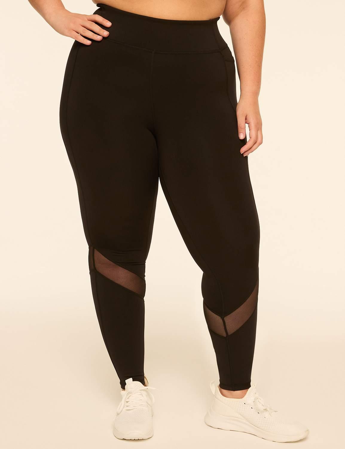livi go-getter wicking mesh-detail 7/8 legging
