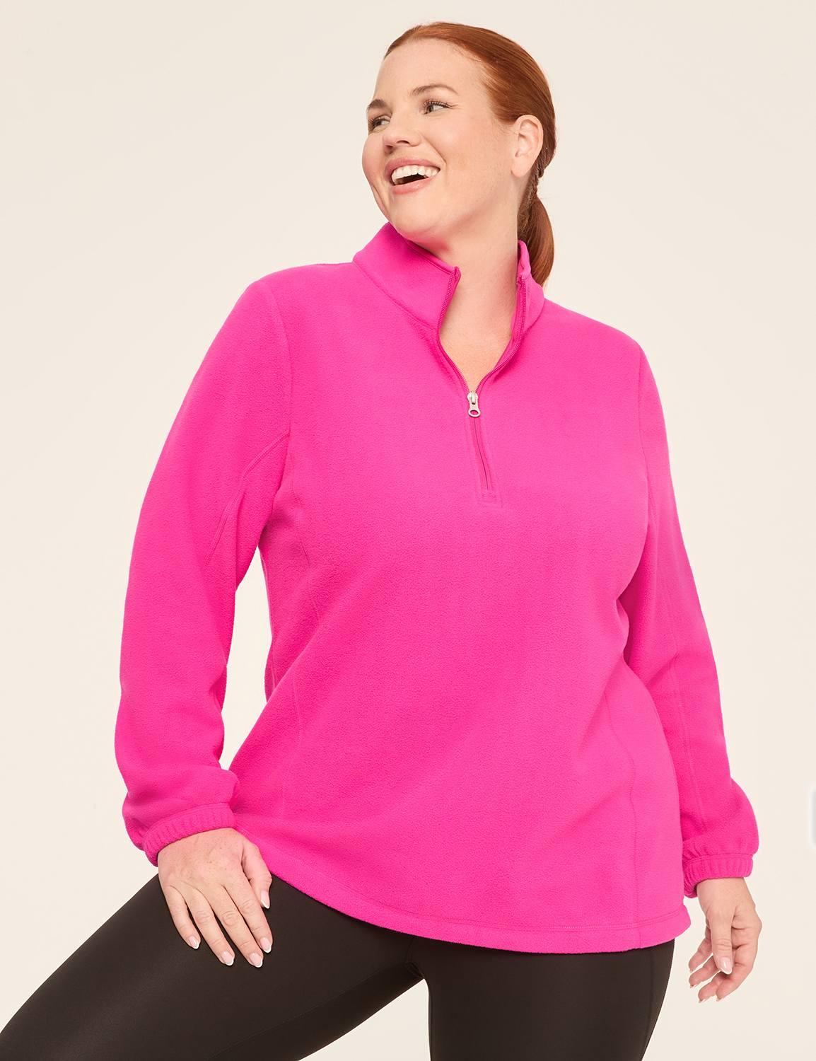livi half-zip fleece pullover