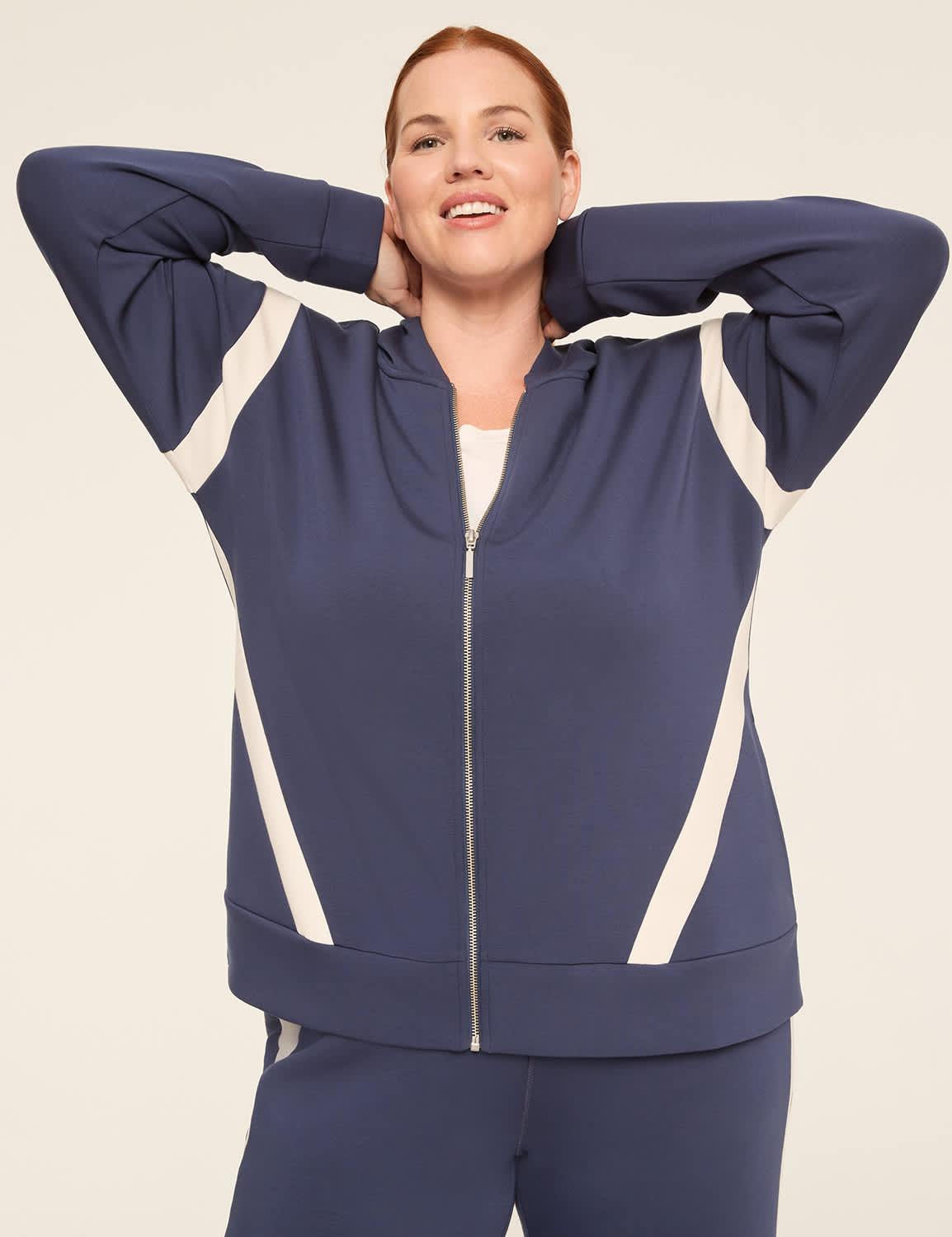 livi journey colorblock hooded track jacket