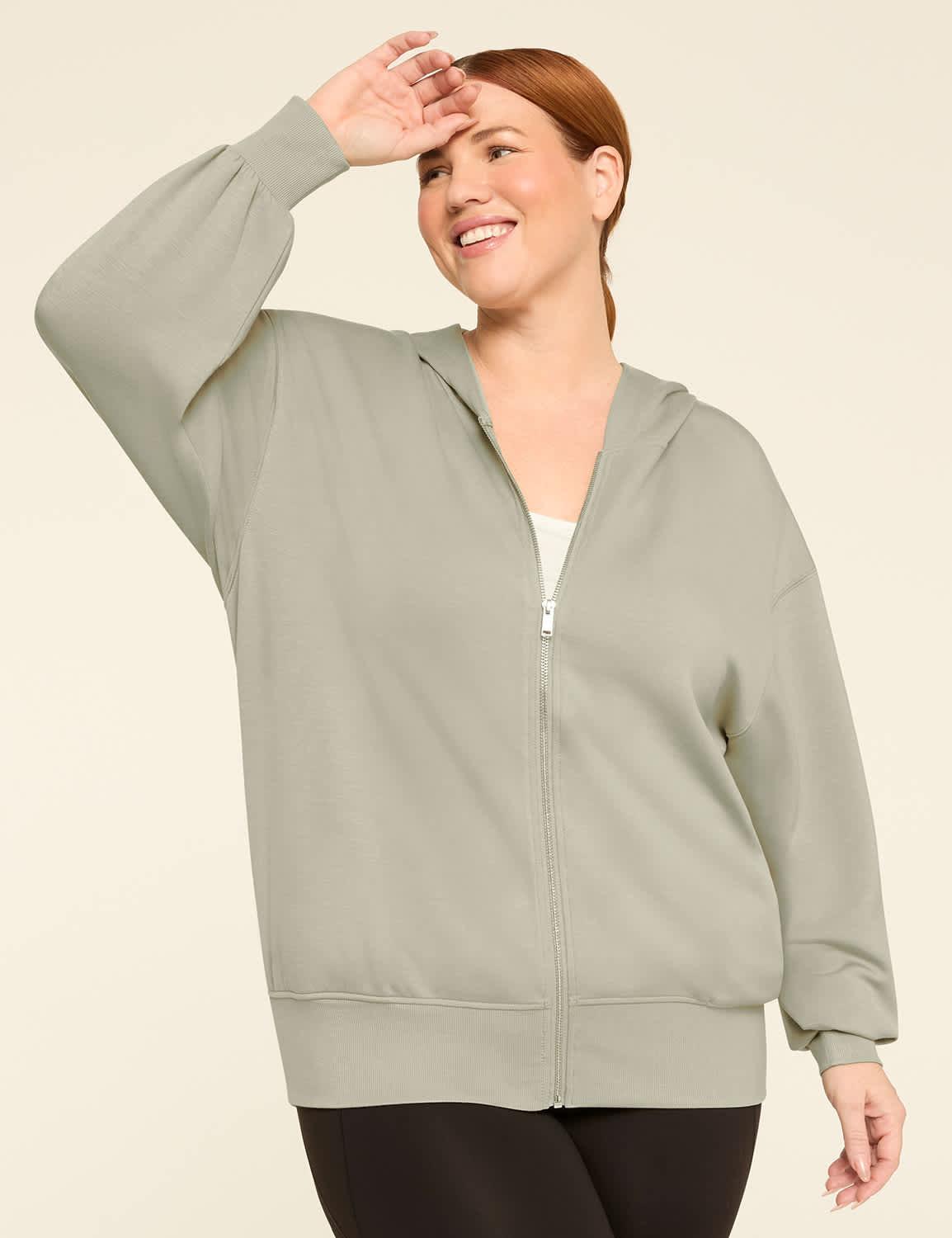 livi journey zip-up hoodie