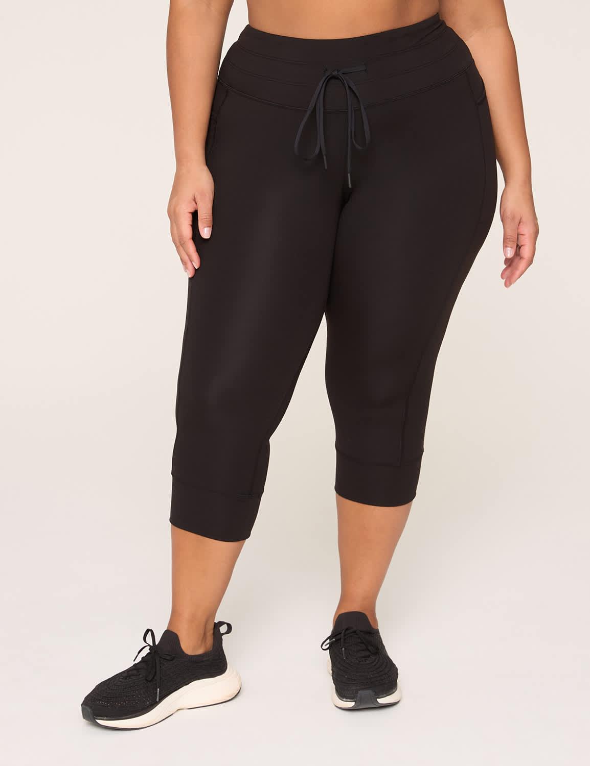 livi soft drawstring 21" capri legging