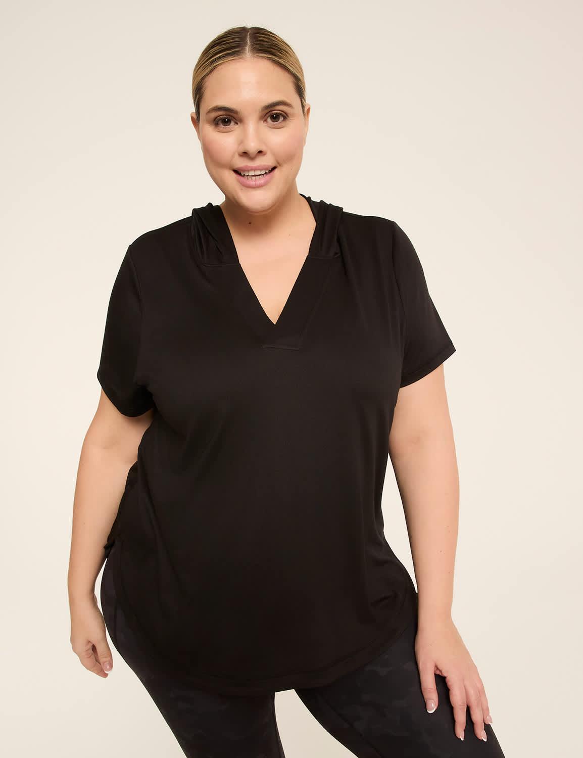 livi soft short-sleeve hoodie