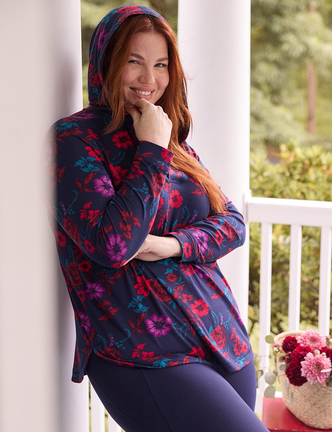 livi soft v-neck hoodie