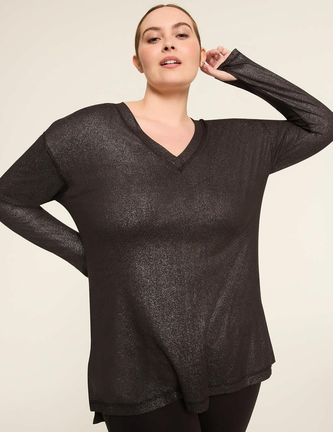 livi soft v-neck tunic