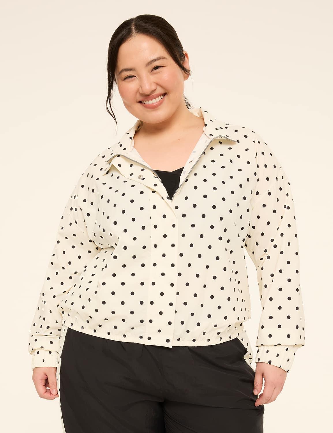 livi woven full-zip jacket