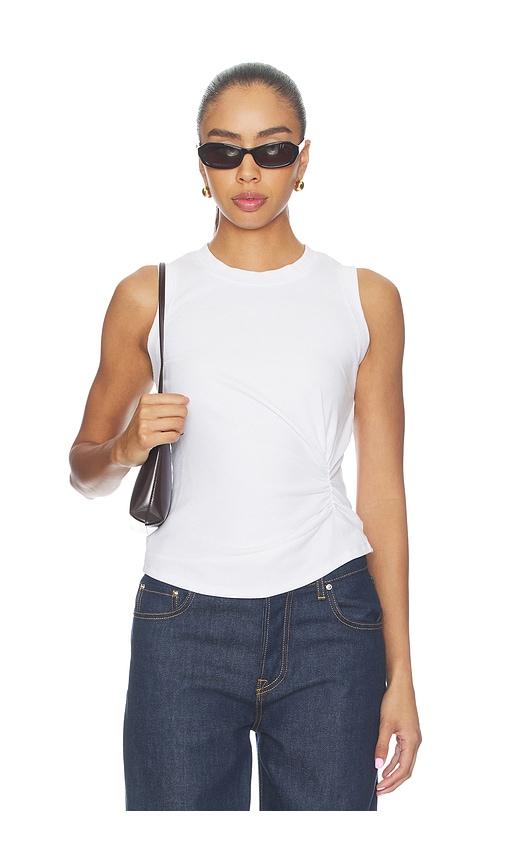 lna clem knotted rib tank in white. - size m (also in s, xl, xs)