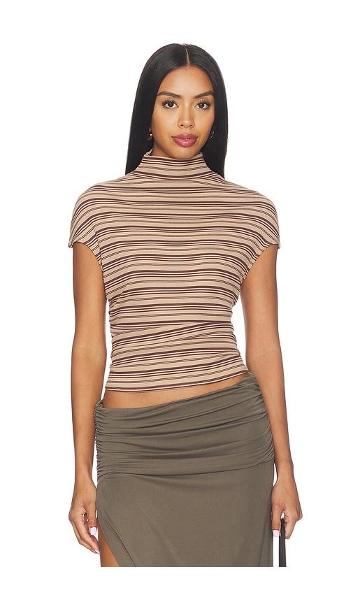 lna isla top in chocolate. - size m (also in s, xs)