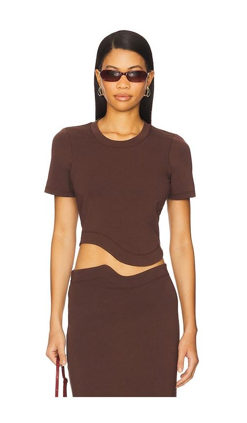 lna jade top in brown. - size l (also in m, s, xs)