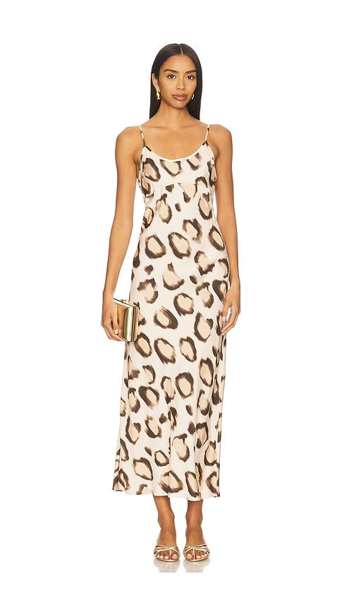 lna josie slip dress in brown. - size l (also in m, s)