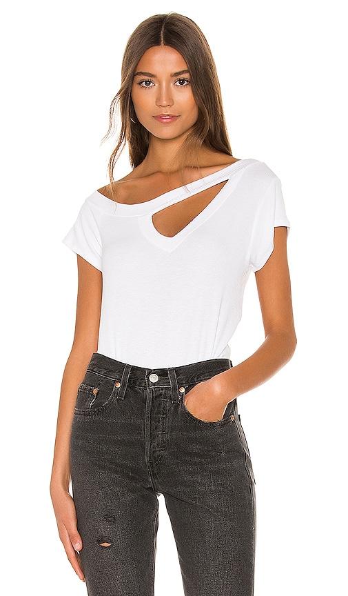 lna ribbed klane top in white. - size s (also in xs)