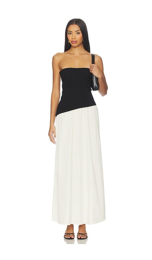 lna roen dress in black,white. - size m (also in xs)