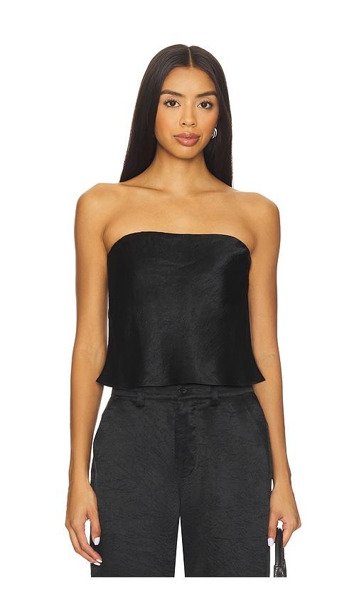 lna roxy shine tube top in black. - size m (also in s, xs)