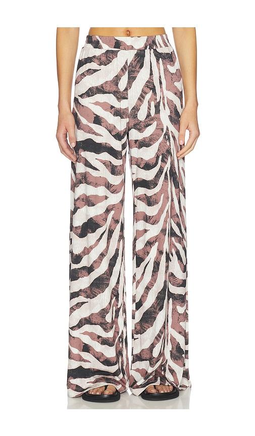 lna safari rib base pant in mauve,neutral. - size m (also in s, xl, xs)