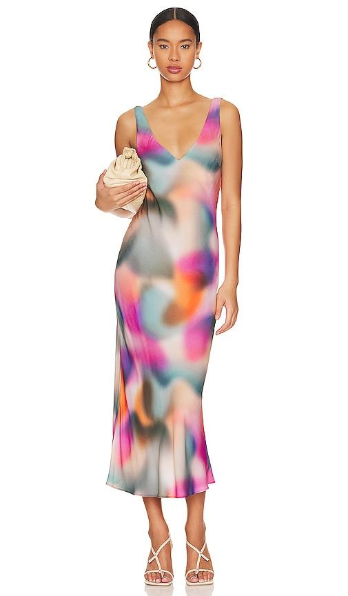 lna v slip dress in purple. - size m (also in s, xs)