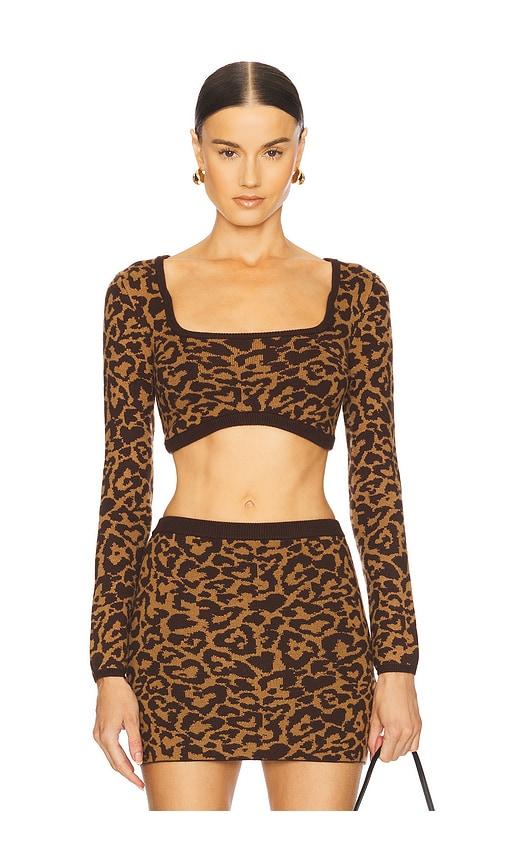 loba abilene top in tan. - size l (also in s, xs)