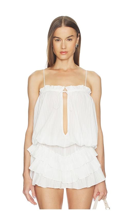 loba idoia camisole top in white. - size l (also in xs, xxs, s, m, xl)